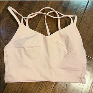 Lululemon Athletica Light Pink Strappy Bralette